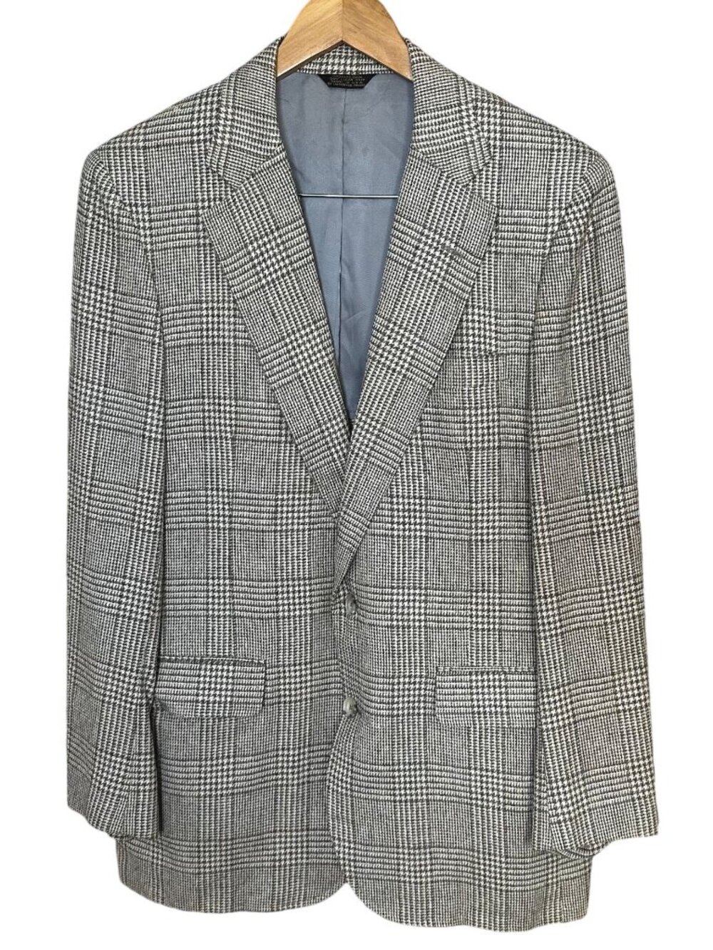 Vintage Corbin LTD Nordstrom Glen Plaid Blazer Wool Sport Coat Mens 40R 90s